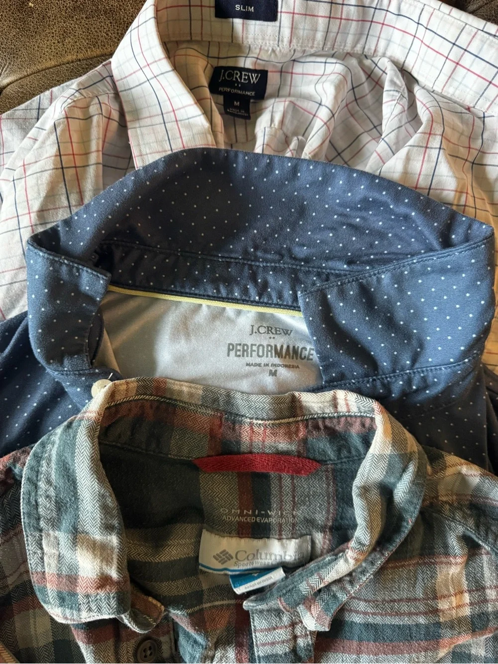 J. Crew Yellow and Blue Plaid Button-Down Shirt